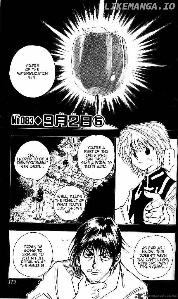 Hunter x Hunter, Chapter 83 image 01